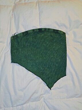 Forever 21 Ribbed Two Piece Set, Olive Green/Moss Green, Size Large